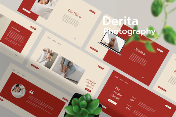Derita - Modeling Google Slide Template: A Professional Choice for Creative Presentations