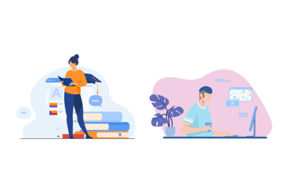 Flat Illustration Bundle-08: A Versatile Design Resource for Modern Creatives