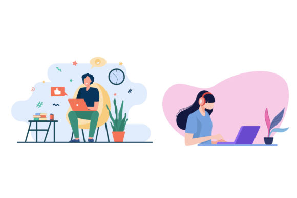 Flat Illustration Bundle-10: Your Go-To Visual Toolkit for Modern Design Projects