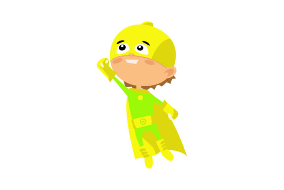 Flat Illustration Super Hero-03: Elevating Creative Design Projects with Versatile Vector Graphics