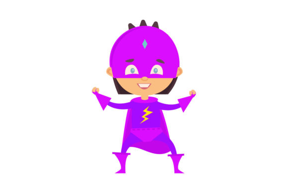 Flat Illustration Super Hero-04: A Versatile Design Resource for Modern Creative Projects
