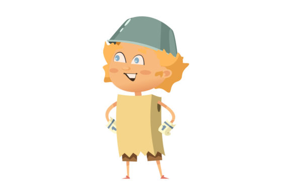 Flat Illustration Super Hero-05: Design Flexibility for Modern Projects