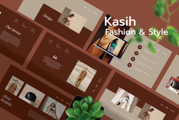 Kasih - Fashion Keynote Template: Elevating Presentations for Creative Minds