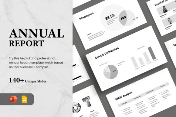 Maximize Your Business Communication with a Comprehensive Annual Report Presentation Template